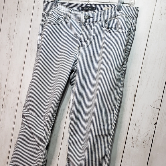 Level 99 Lily Skinny Straight Railroad Stripe 28 - Picture 3 of 8